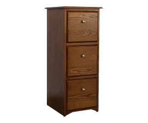 Amish Economy Three-Drawer File Cabinet