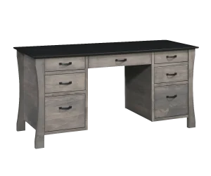 Amish Kapernaum Double Pedestal Desk