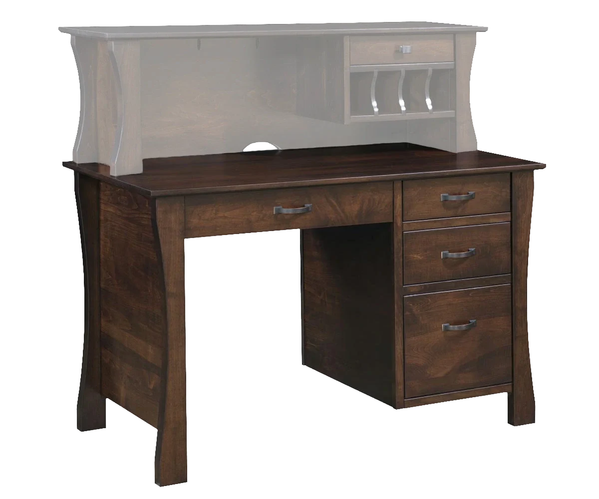 Amish Kapernaum Single Pedestal Desk