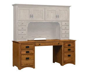 Amish Mission Double Ped Desk