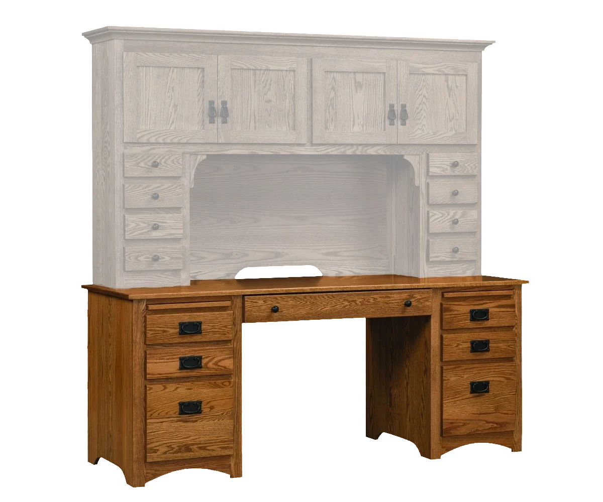 Amish Mission Double Ped Desk