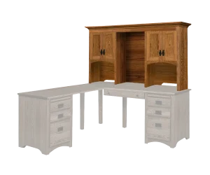 Amish Mission Hutch* for 72" Desk