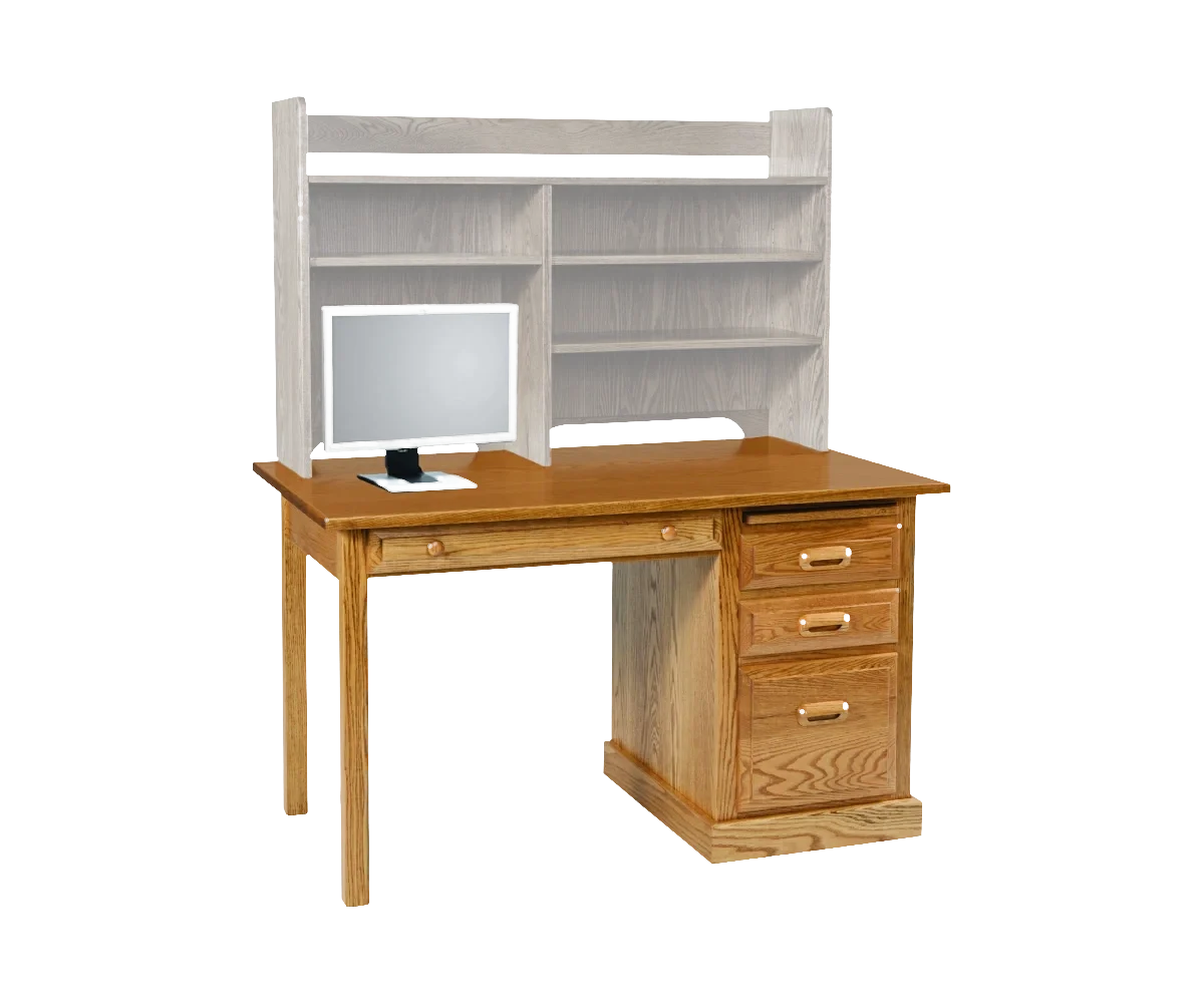 Amish Traditional Single Ped Desk