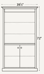 Amish Traditional 36" Bookcase*