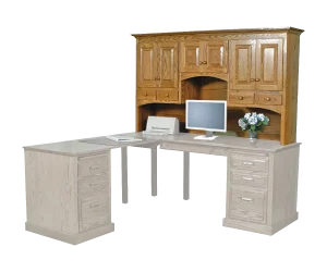 Amish Traditional Hutch* for 72" Desk (Drawing)