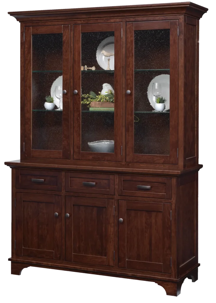 Amish Arlington 2 Door Hutch, Top Only