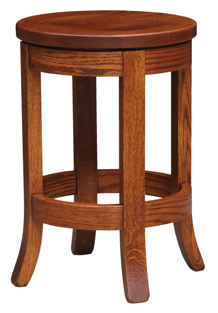 Amish Barrel Round Stool