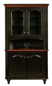 Amish Olympia Corner Hutch, Base Only Only