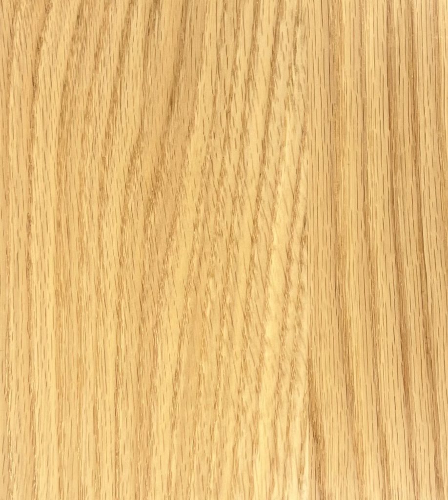 Natural Oak, showing warm tone and straight grain pattern