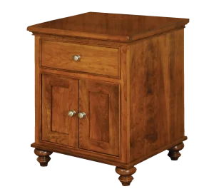 Amish Duchess Nightstand with 1 Drawer 2 Door
