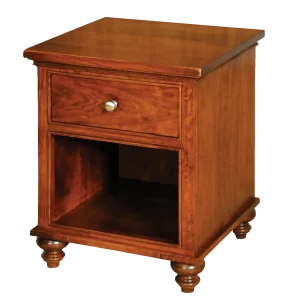 Amish Duchess Nightstand with 1 Drawer and Open