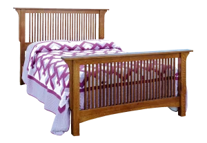 Amish Empire Mission Spindle Bed