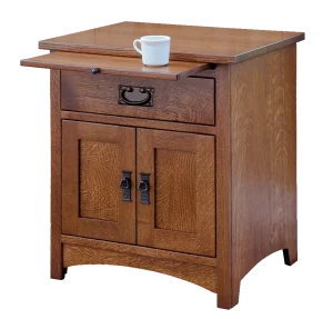 Amish Empire Mission Nightstand with 1 Drawer, 2 Doors