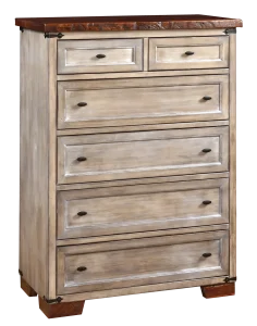 Amish Farmhouse Heritage 6 Drawer Chest