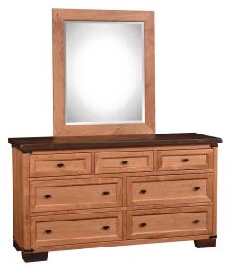 Amish Farmhouse Heritage Double Dresser Only