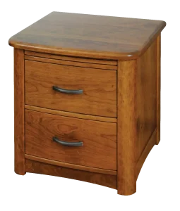 Amish Meridian Nightstand with 2 Drawer