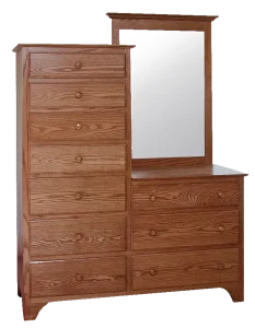 Amish Shaker Chesser with Mirror