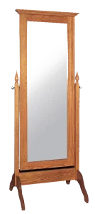 Amish Shaker Cheval Mirror