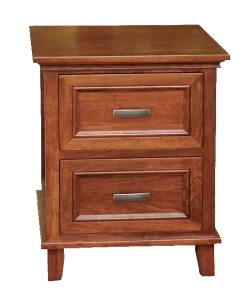Amish Brooklyn Nightstand with 2 Drawers