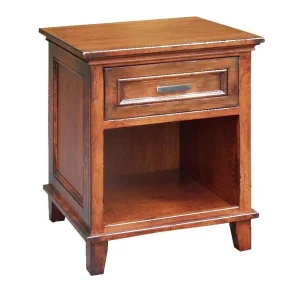 Amish Brooklyn Open Nightstand with 1 Drawer