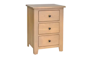 Amish Charland 3 Drawer Nightstand