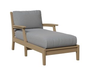 Classic Terrace Chaise Lounge with Arms by Berlin Gardens