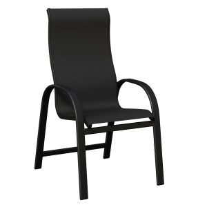 Murphy High Back Aluminum+Sling Dining Chair by Berlin Gardens