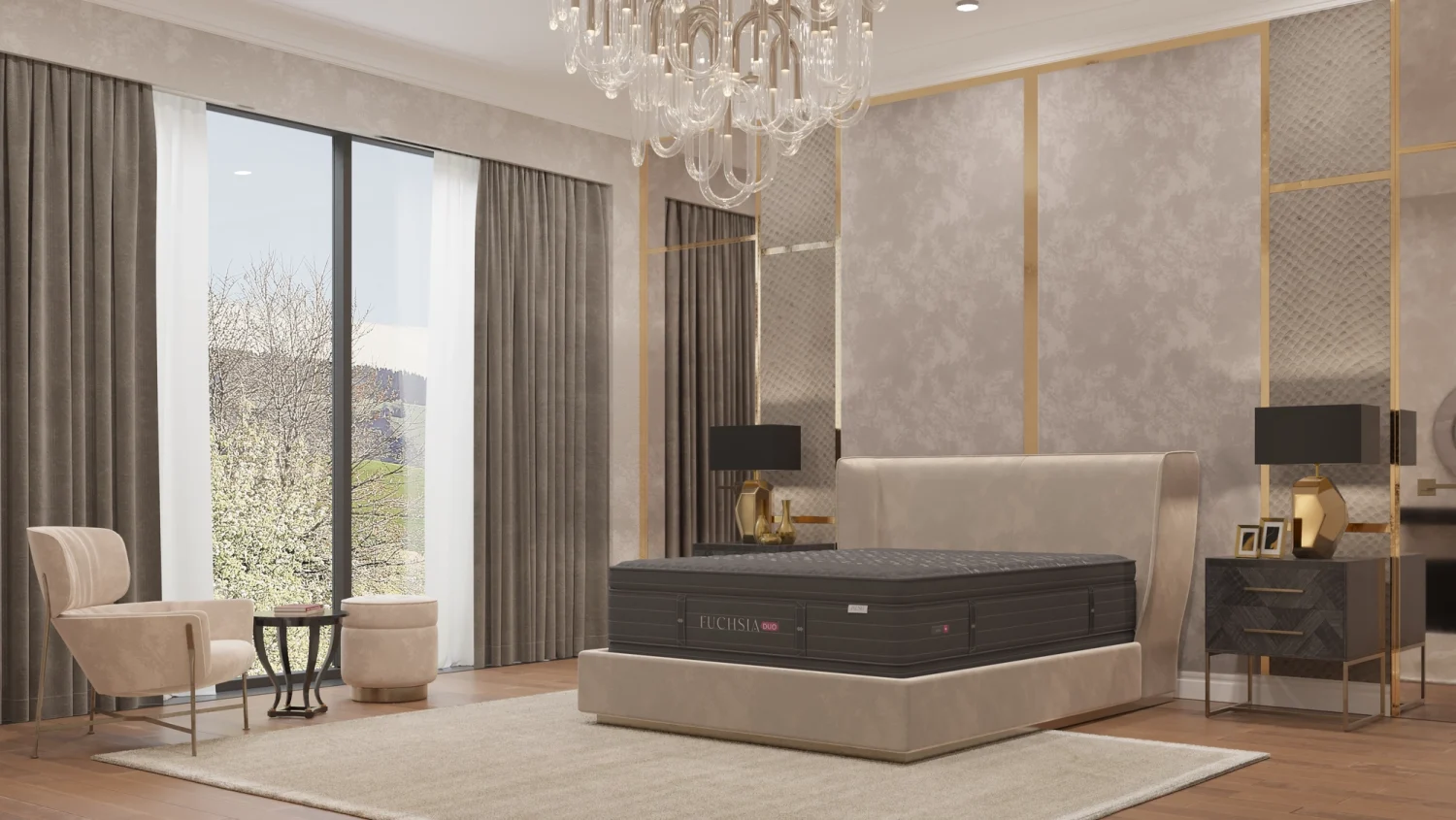 Fuchsia Duo Firm Mattress