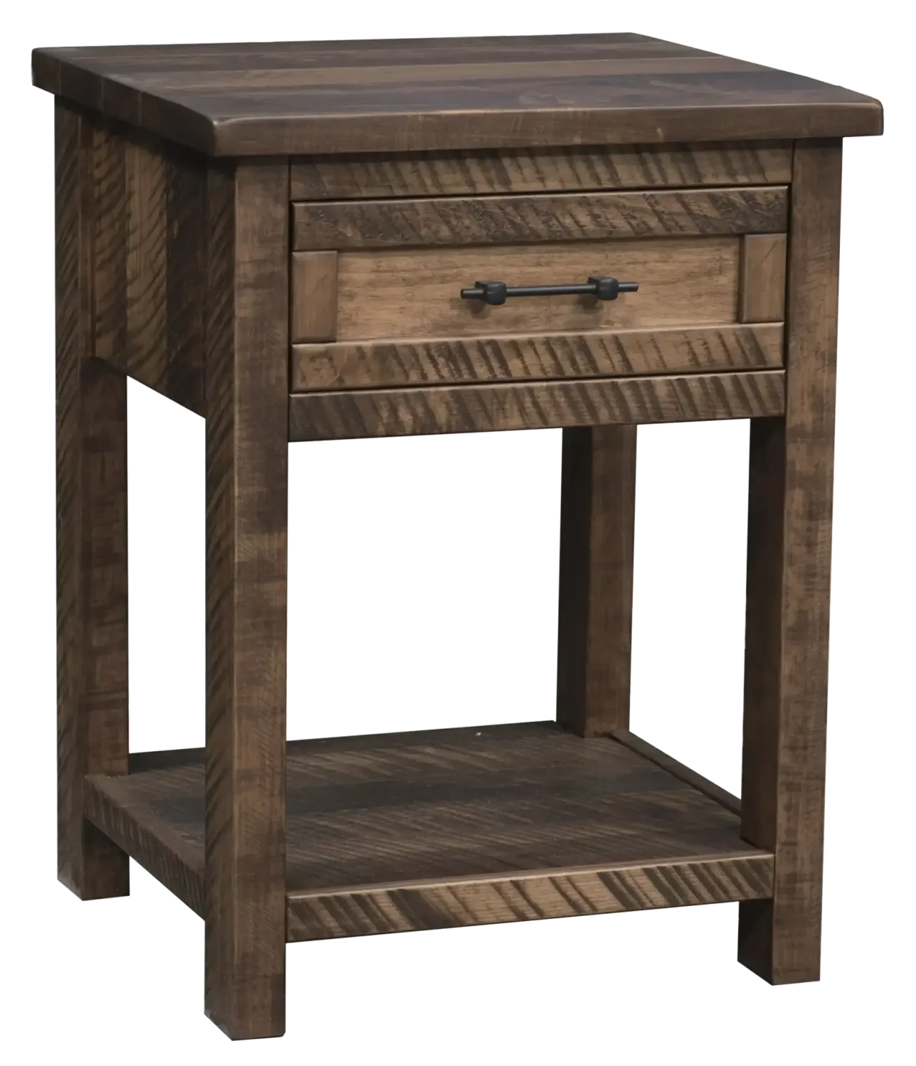 Amish Denali 1 Drawer Nightstand with Shelf