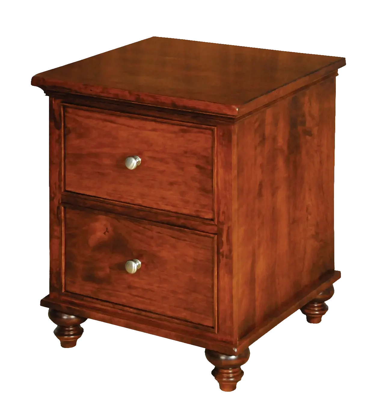 Amish Duchess Nightstand with 2 Drawers