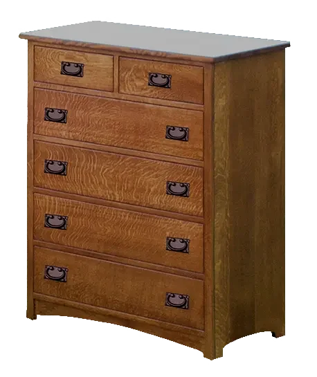 Amish Empire Mission 6 Drawer Chest