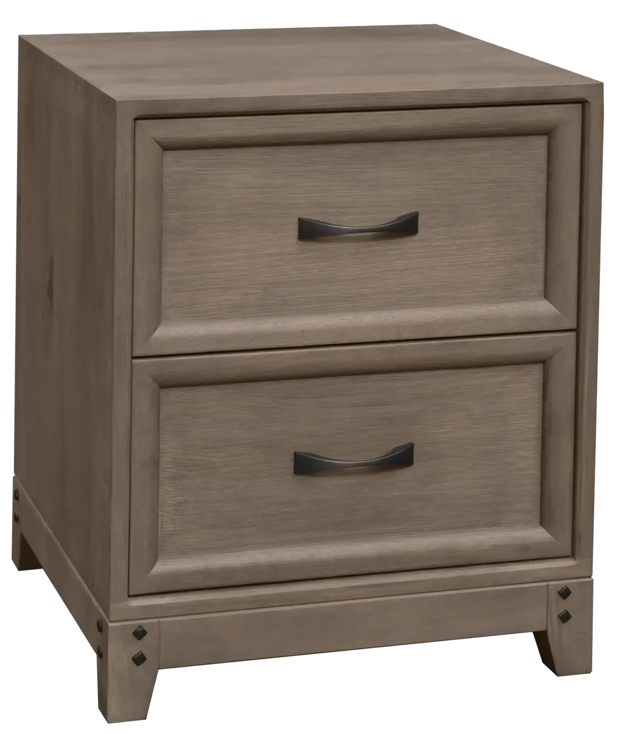 Amish Glendale 2 Drawer Nightstand