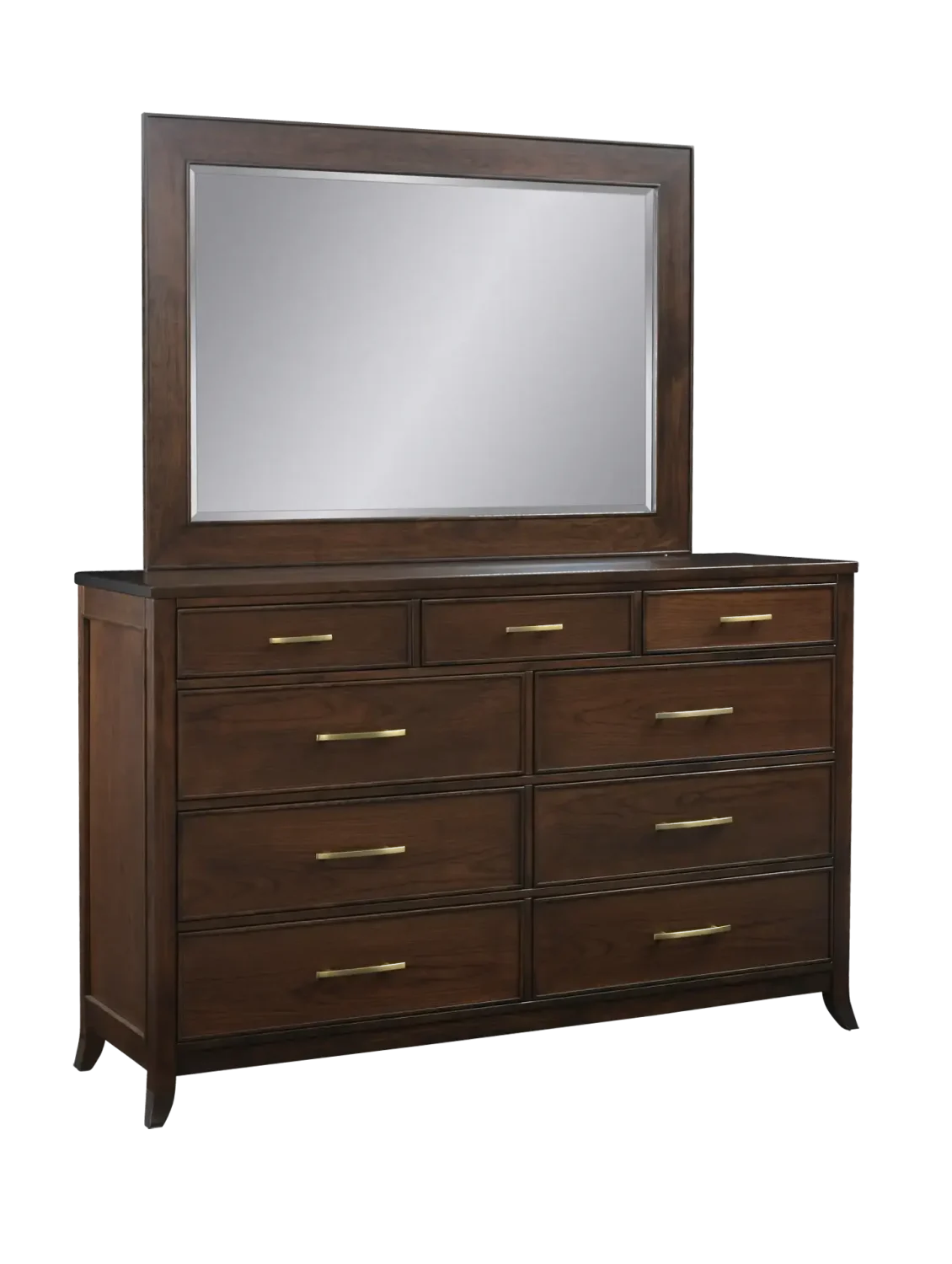 Amish Kingston 66" Tall Dresser (9 Drawers)