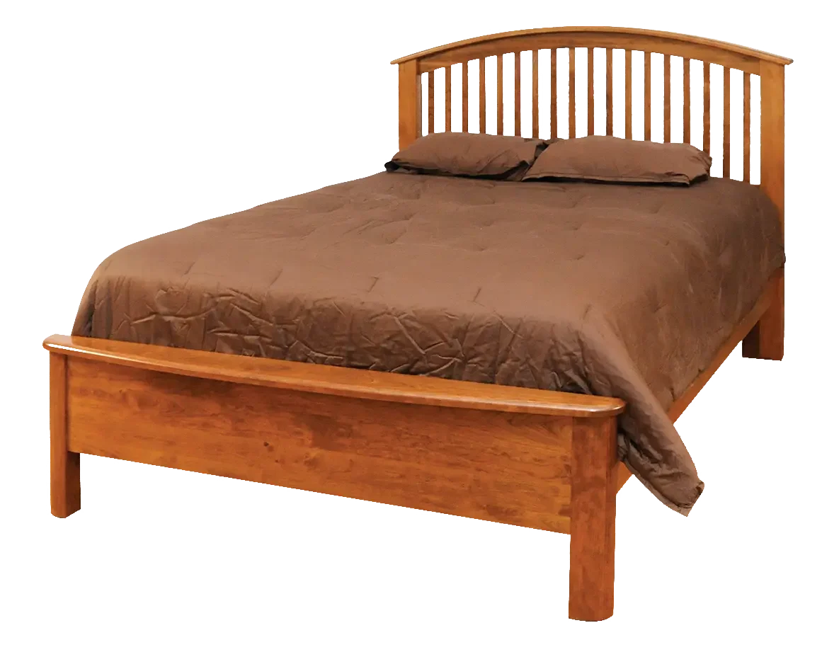 Amish Meridian Slat Bed