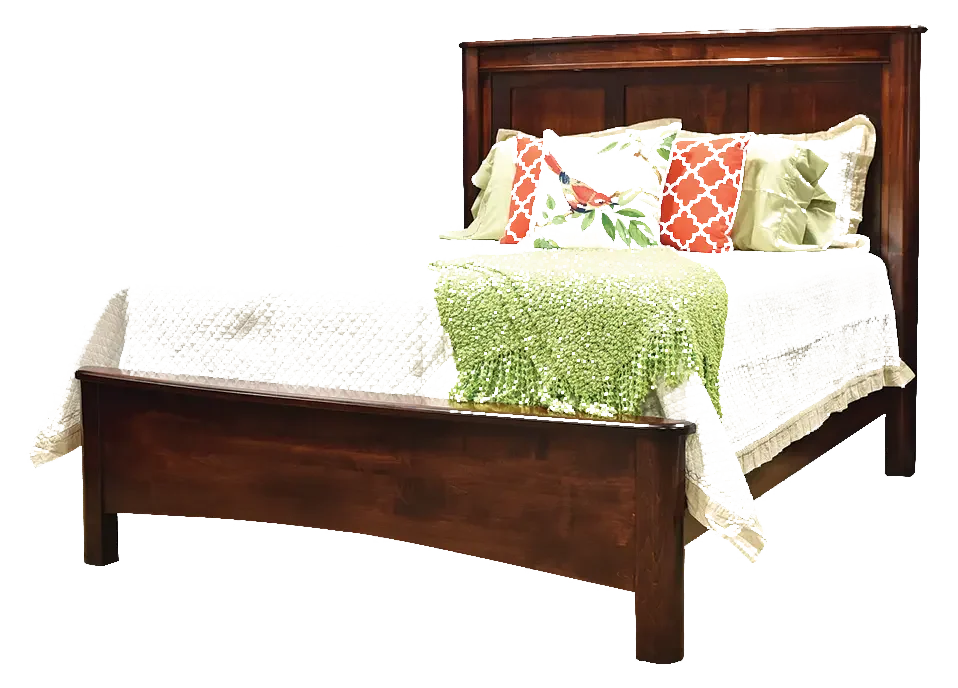 Amish Meridian Panel Bed
