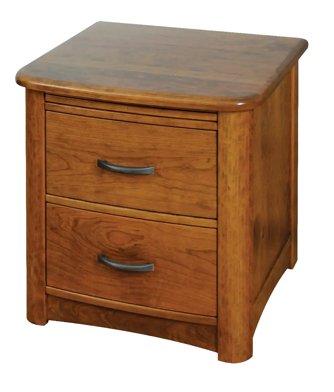 Amish Meridian Nightstand with 2 Drawer