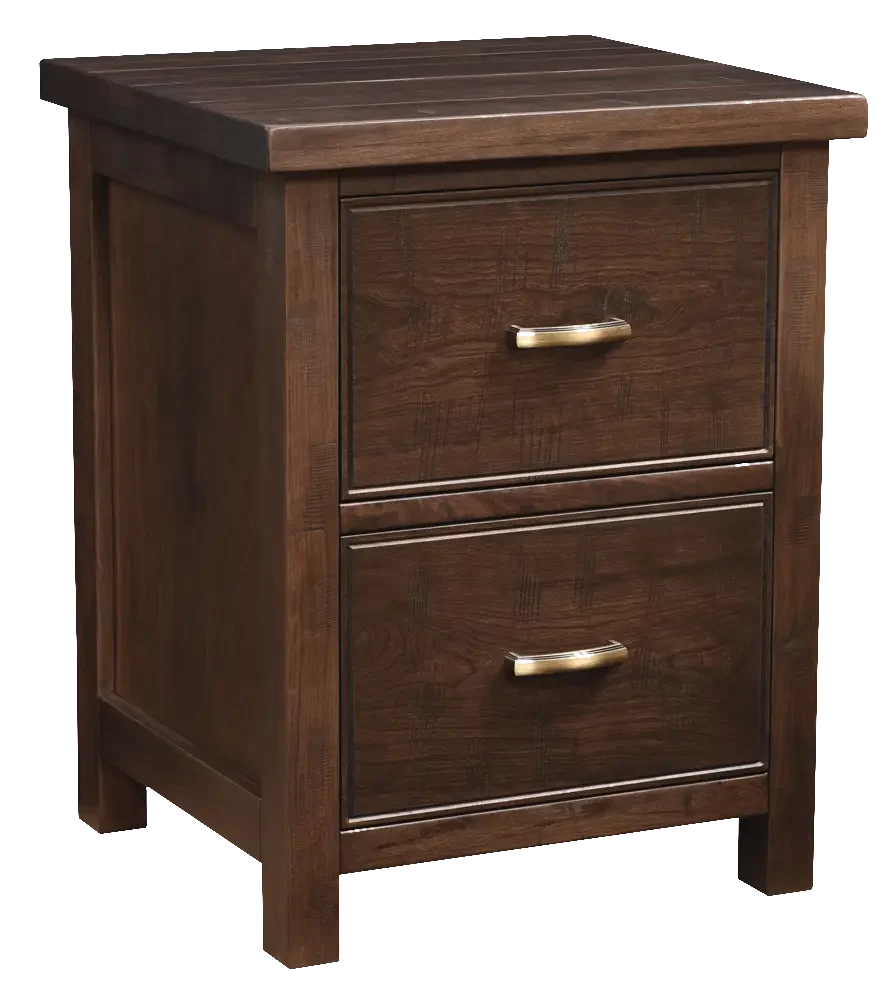 Amish Timbermill 2 Drawer Nightstand