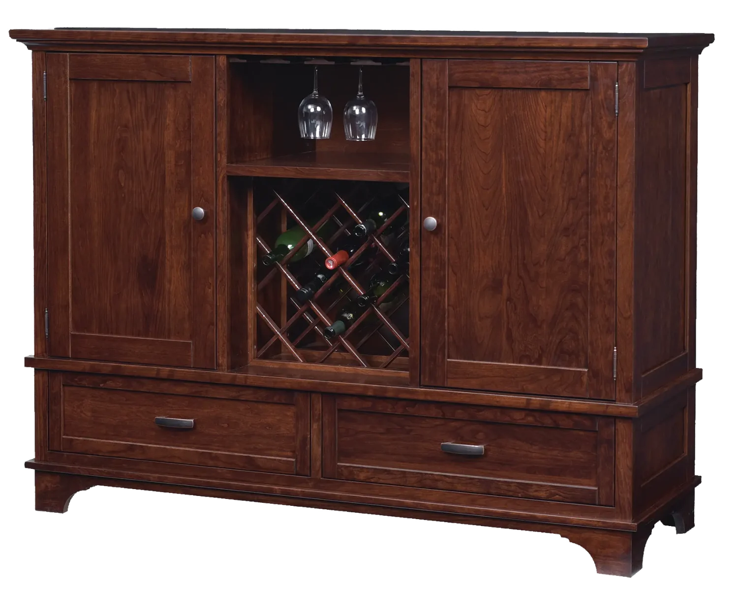 Amish Arlington Wine Cabinet