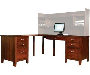 Amish Jacobsville Corner Computer Desk