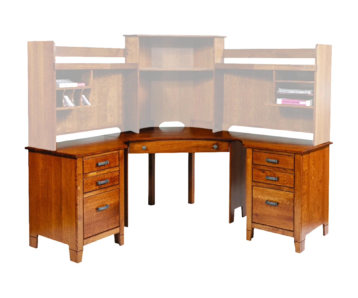 Amish Jacobsville Compact Corner Computer Desk