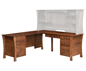 Amish Kapernaum Corner Computer Desk