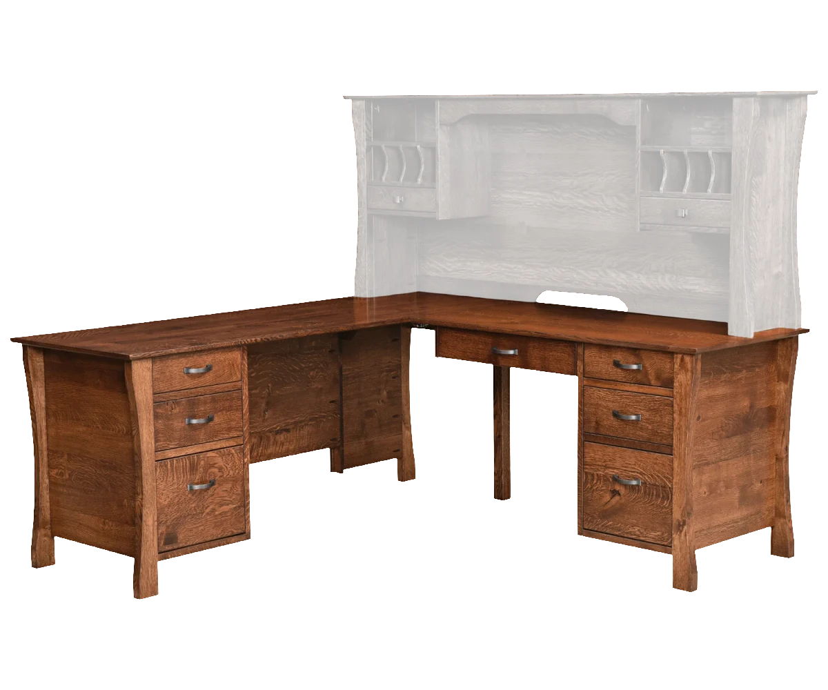 Amish Kapernaum Corner Computer Desk