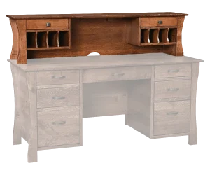 Amish Kapernaum Hutch Top (Finished Back Included)