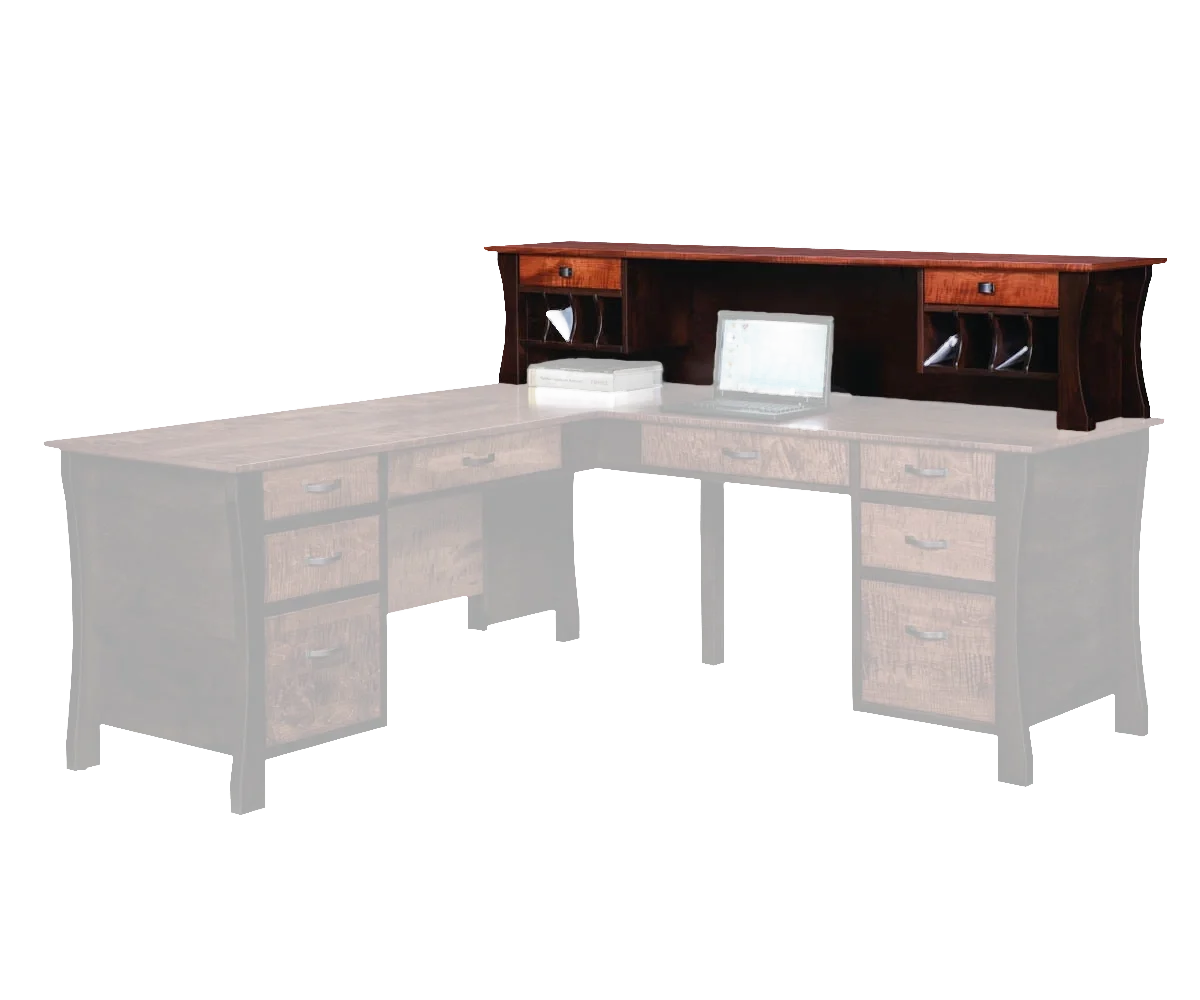 Amish Kapernaum Hutch Top (Finished Back Included)