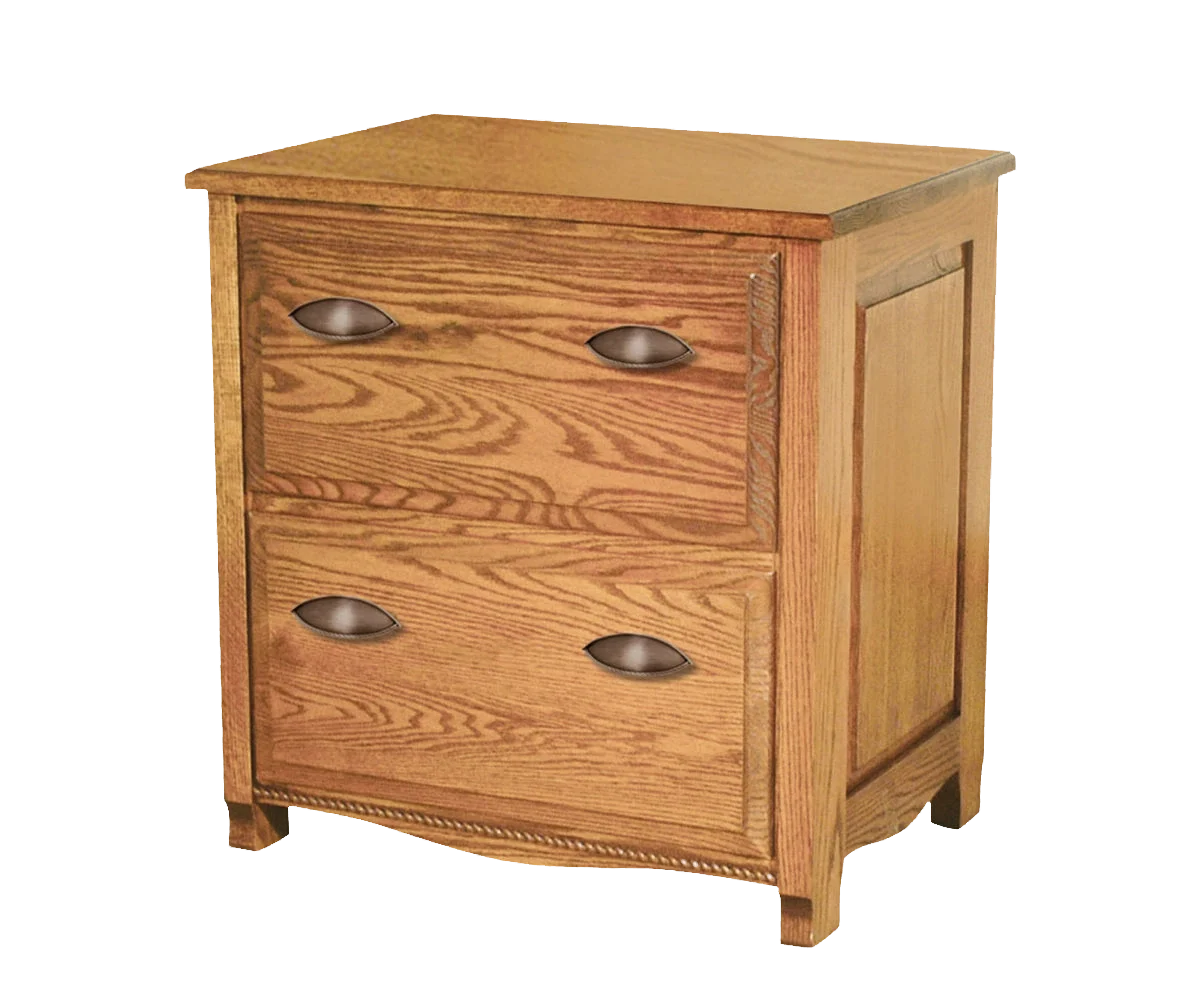Amish Laurel Two-Drawer Lateral File Cabinet*