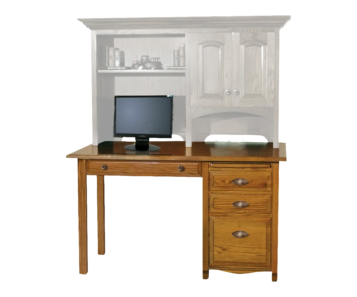 Amish Laurel Single Ped Desk