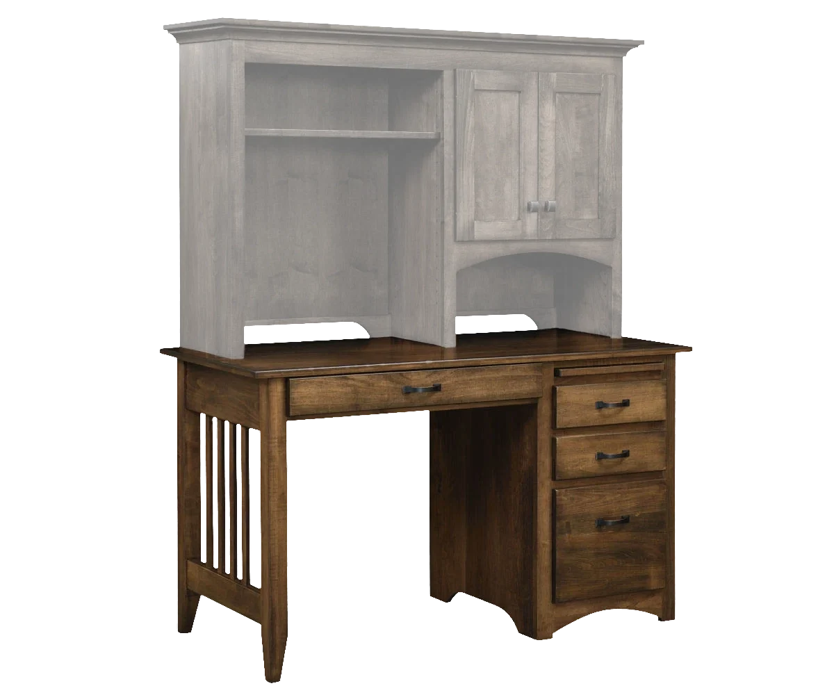 Amish Mission Single Ped Desk