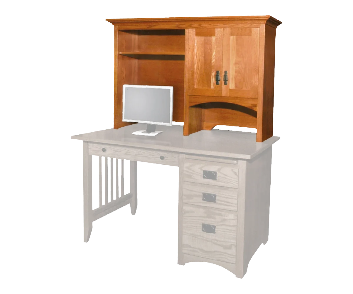 Amish Mission Hutch* for 52" Desk