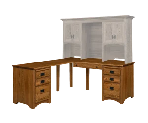 Amish Mission Corner Computer Desk*