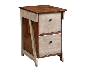 Amish Timberline 2 Drawer File Cabinet